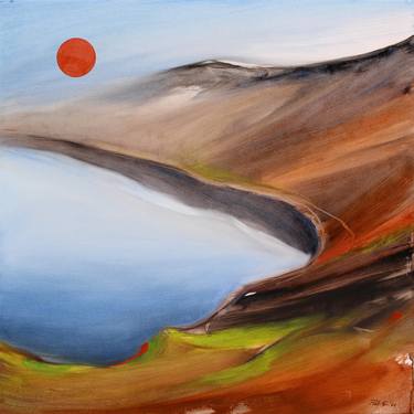 Original Abstract Landscape Paintings by Emma Pesti