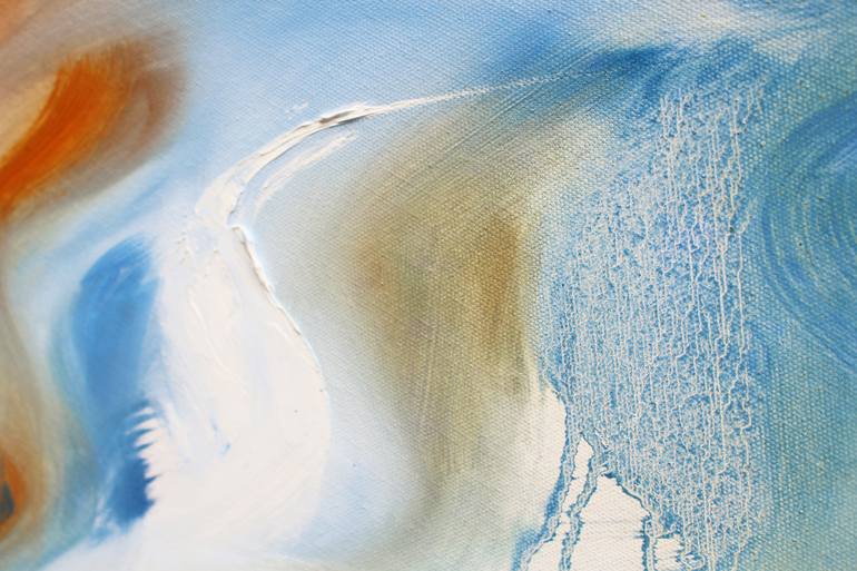 Original Abstract Landscape Painting by Emma Pesti