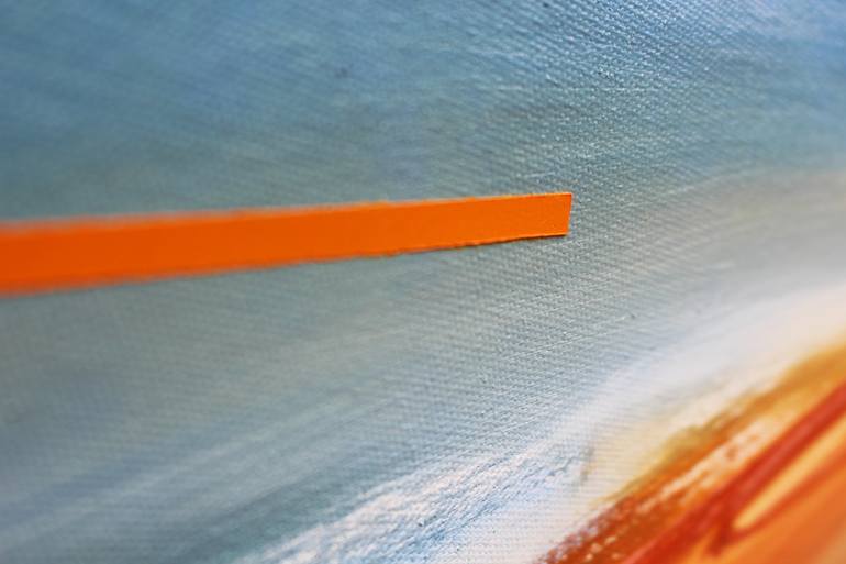 Original Abstract Landscape Painting by Emma Pesti