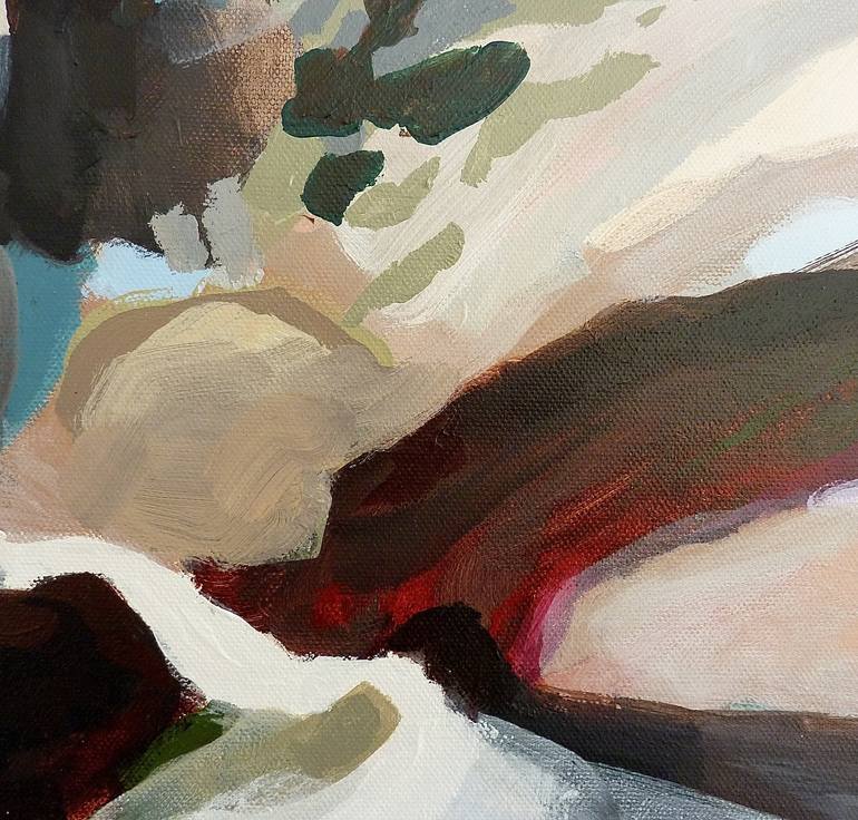 Original Abstract Landscape Painting by Katie Minoprio