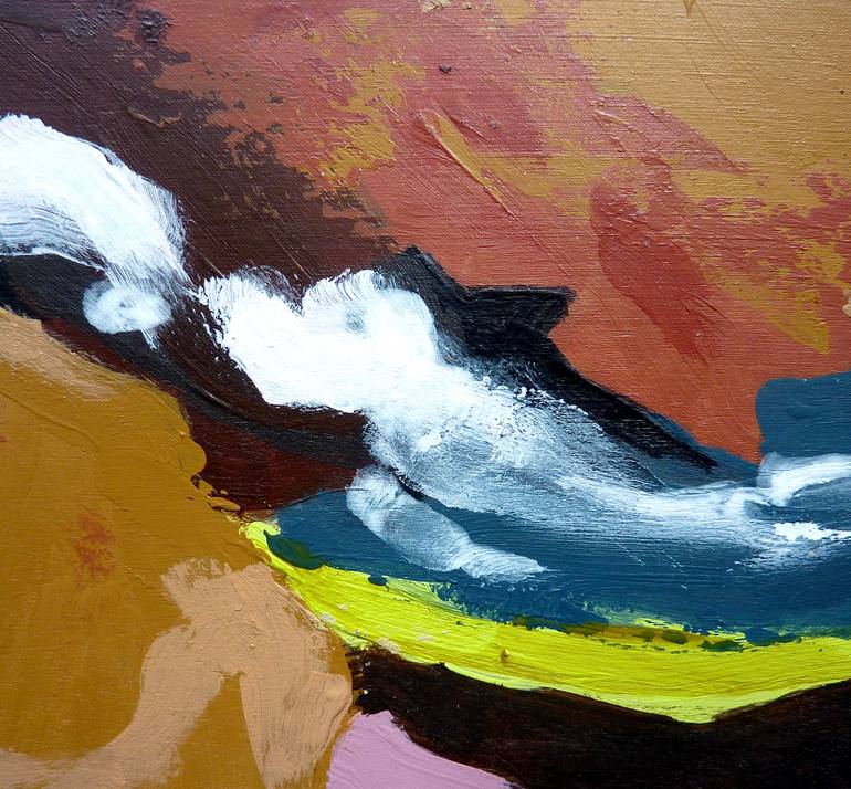 Original Abstract Landscape Painting by Katie Minoprio