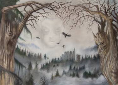 Print of Fantasy Paintings by T Aurora Walderhaug