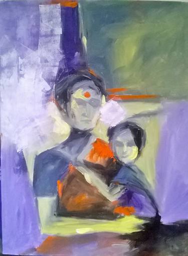 Original Figurative People Paintings by Ram Mohan