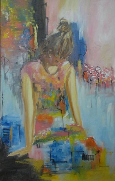Original Expressionism Women Paintings by Ram Mohan
