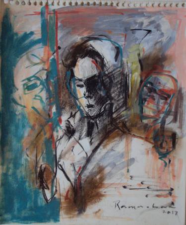 Print of Expressionism People Paintings by Ram Mohan
