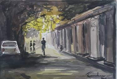 Print of Fine Art Architecture Paintings by Ram Mohan