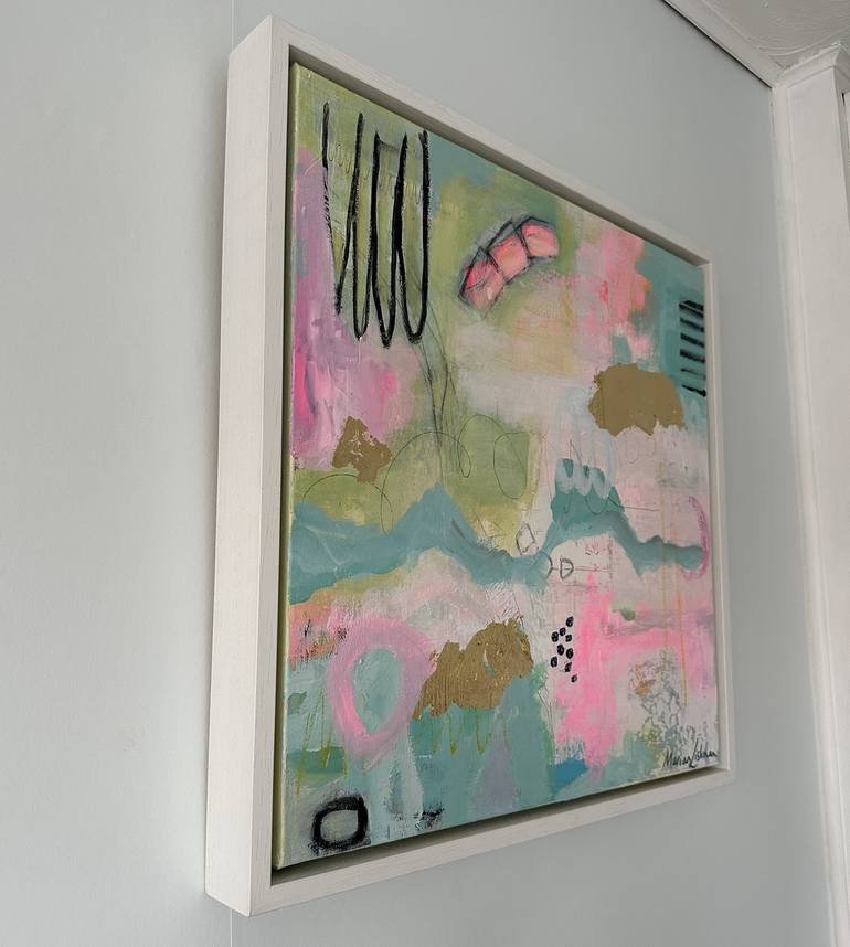 Original Abstract Expressionism Abstract Painting by Marian Lishman