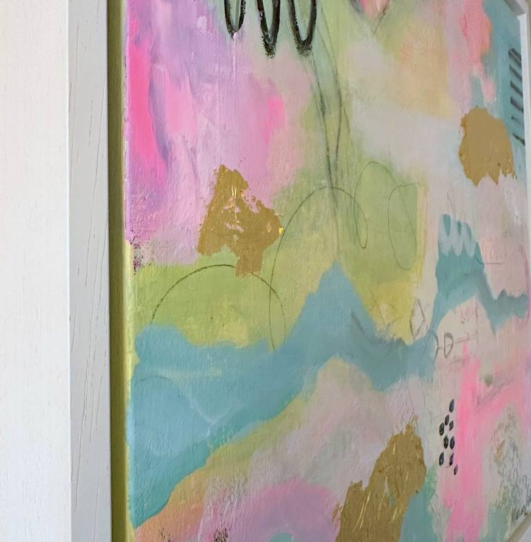 Original Abstract Expressionism Abstract Painting by Marian Lishman