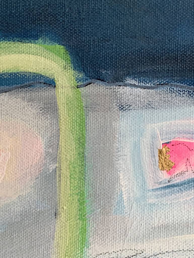 Original Abstract Expressionism Abstract Painting by Marian Lishman