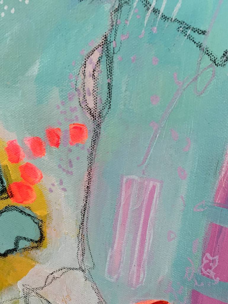 Original Abstract Expressionism Abstract Painting by Marian Lishman