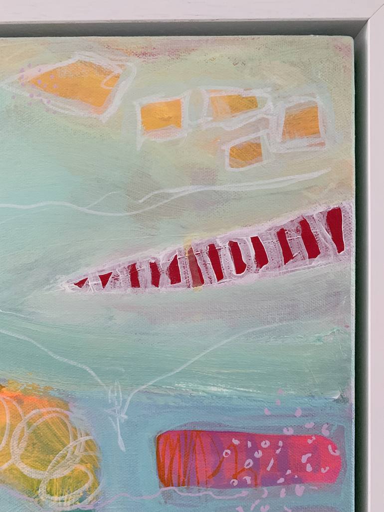 Original Abstract Expressionism Abstract Painting by Marian Lishman