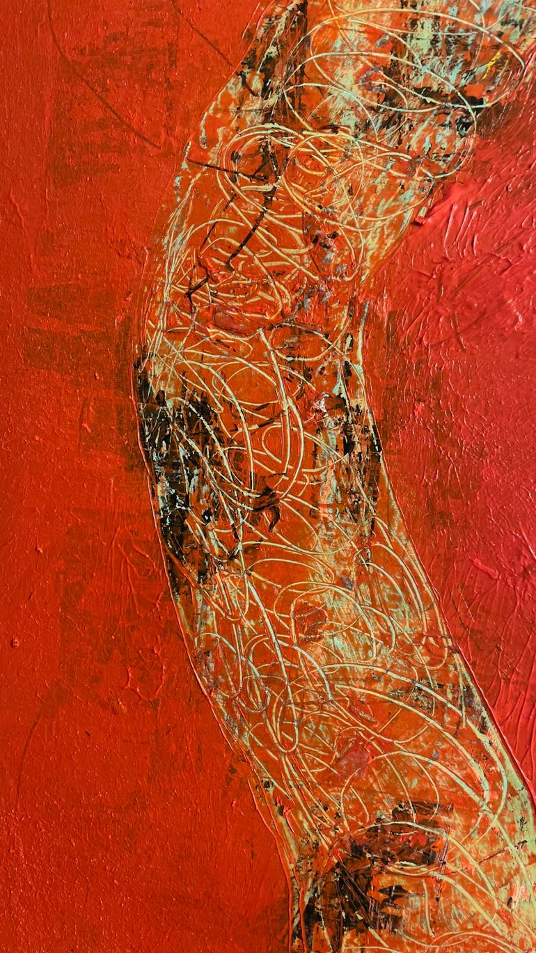 Original Abstract Expressionism Abstract Painting by Stella Michaels