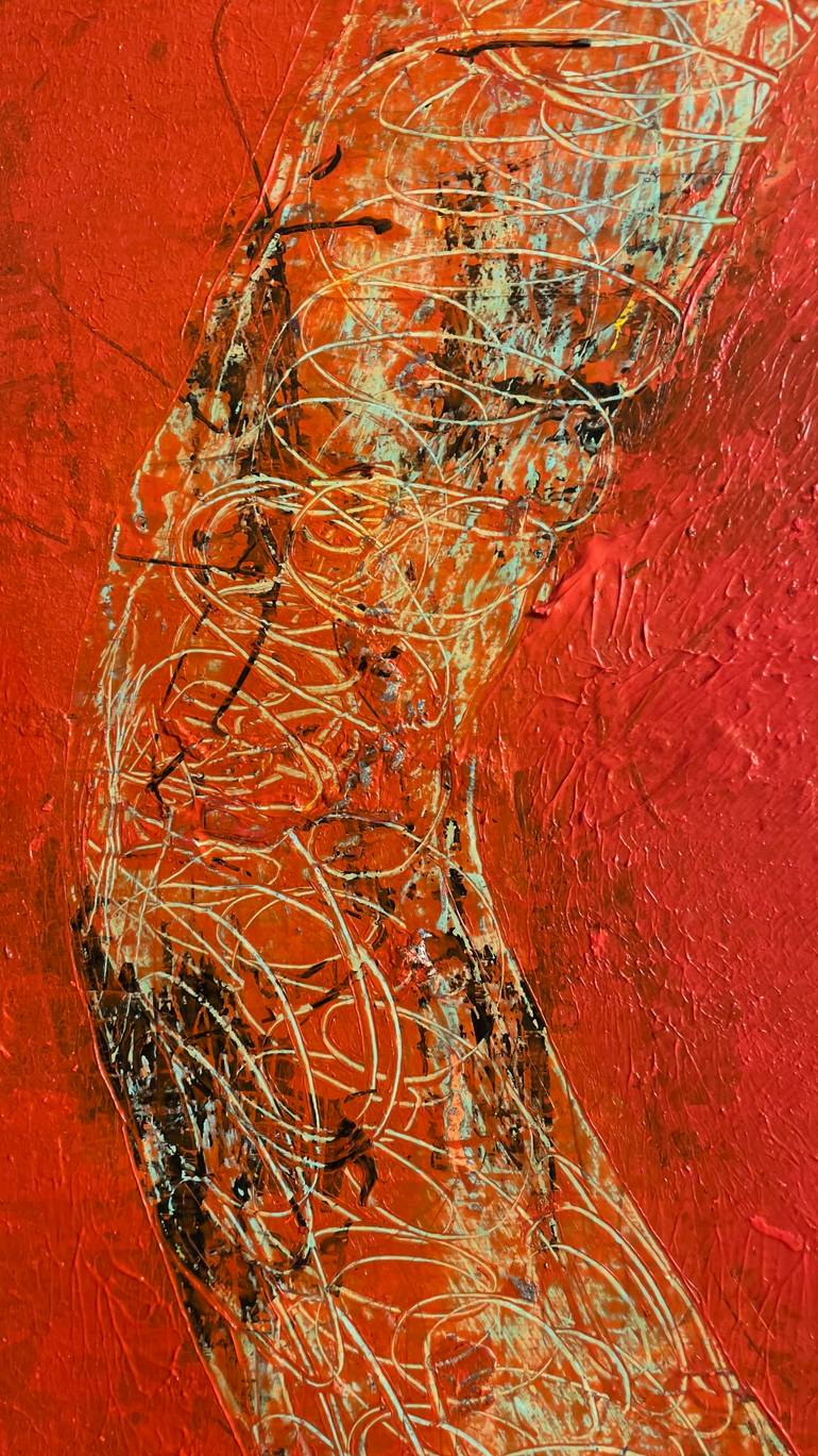 Original Abstract Expressionism Abstract Painting by Stella Michaels