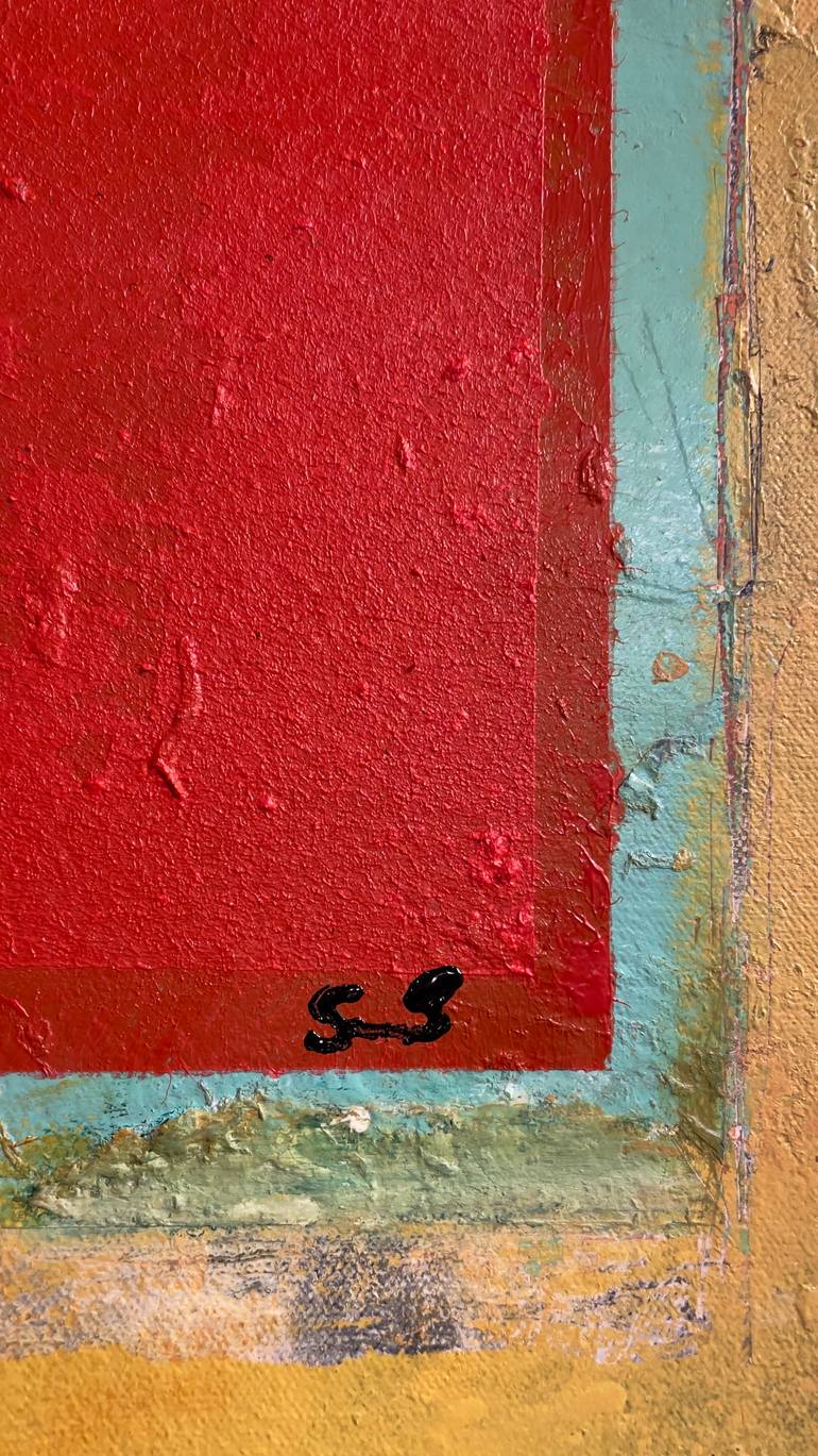 Original Abstract Expressionism Abstract Painting by Stella Michaels
