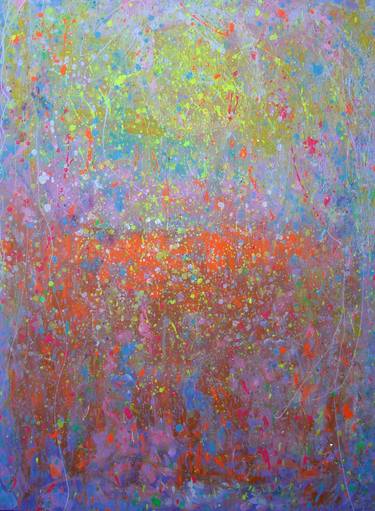 Original Abstract Expressionism Abstract Painting by Jan Parker