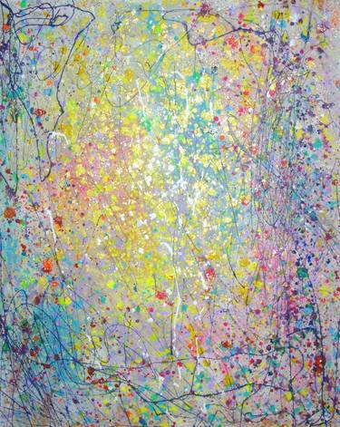 Original Abstract Expressionism Abstract Painting by Jan Parker