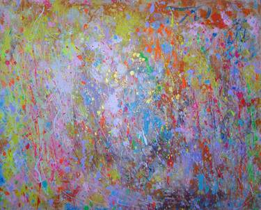 Original Abstract Expressionism Nature Painting by Jan Parker