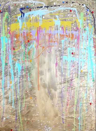 Original Abstract Expressionism Abstract Painting by Jan Parker