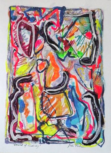 Original Abstract Expressionism Abstract Painting by Jan Parker