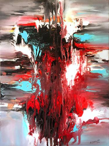 Original Abstract Expressionism Abstract Paintings by Michael Scott Bernier