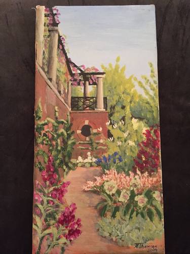 Original Impressionism Garden Paintings by Dawn Thomson