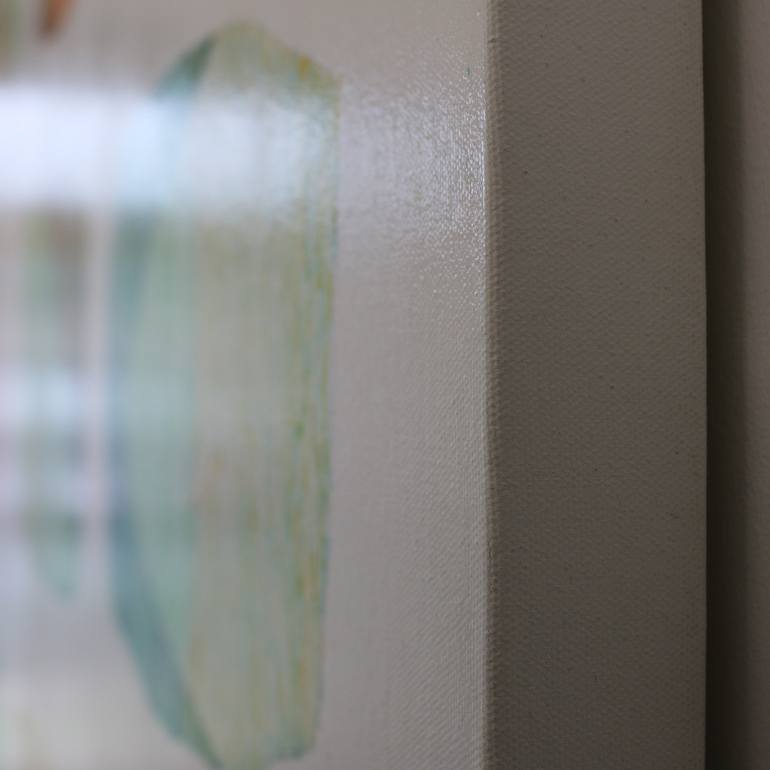 Original Geometric Abstract Painting by Sandrine Pelissier