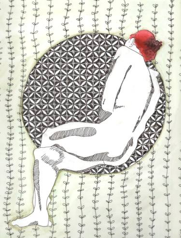 Print of Realism Nude Drawings by Sandrine Pelissier