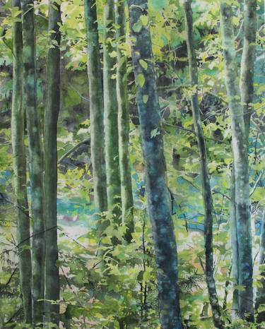 Print of Realism Nature Paintings by Sandrine Pelissier