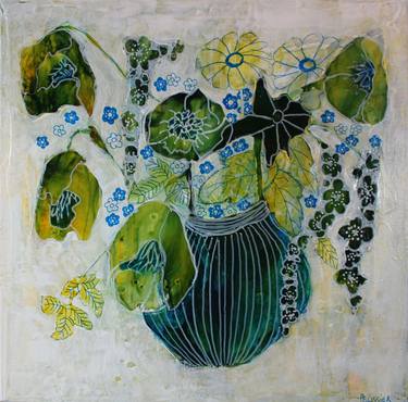 Original Floral Paintings by Sandrine Pelissier