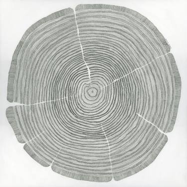 Print of Figurative Tree Paintings by Sandrine Pelissier