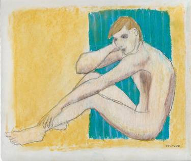 Print of Art Deco Nude Drawings by Sandrine Pelissier
