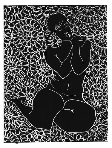 Original Nude Printmaking by Sandrine Pelissier