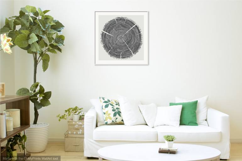 Original Tree Printmaking by Sandrine Pelissier