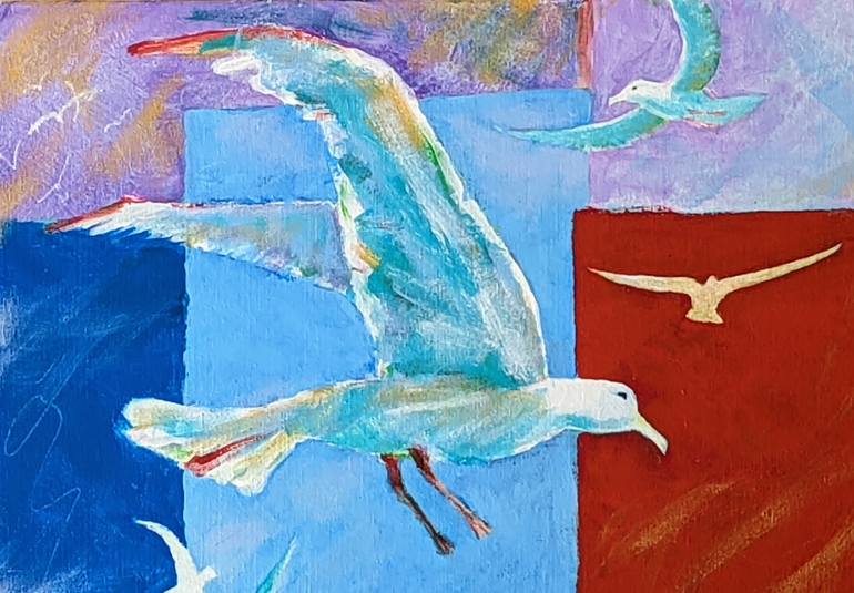 Original Impressionism Animal Painting by Mal Gormley
