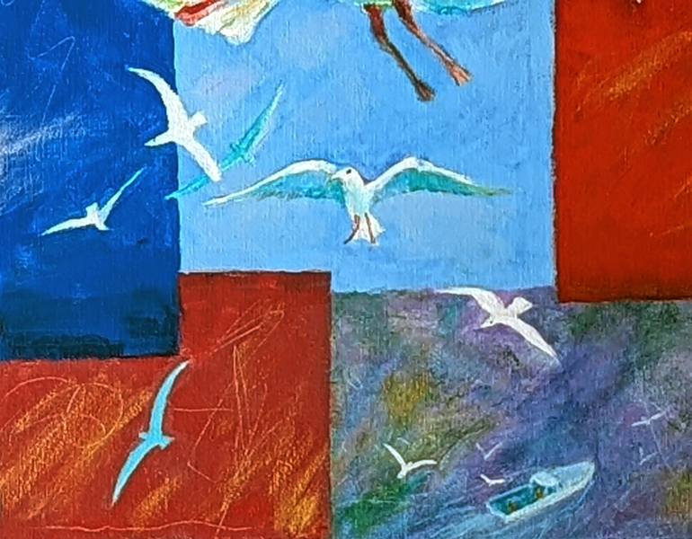 Original Impressionism Animal Painting by Mal Gormley
