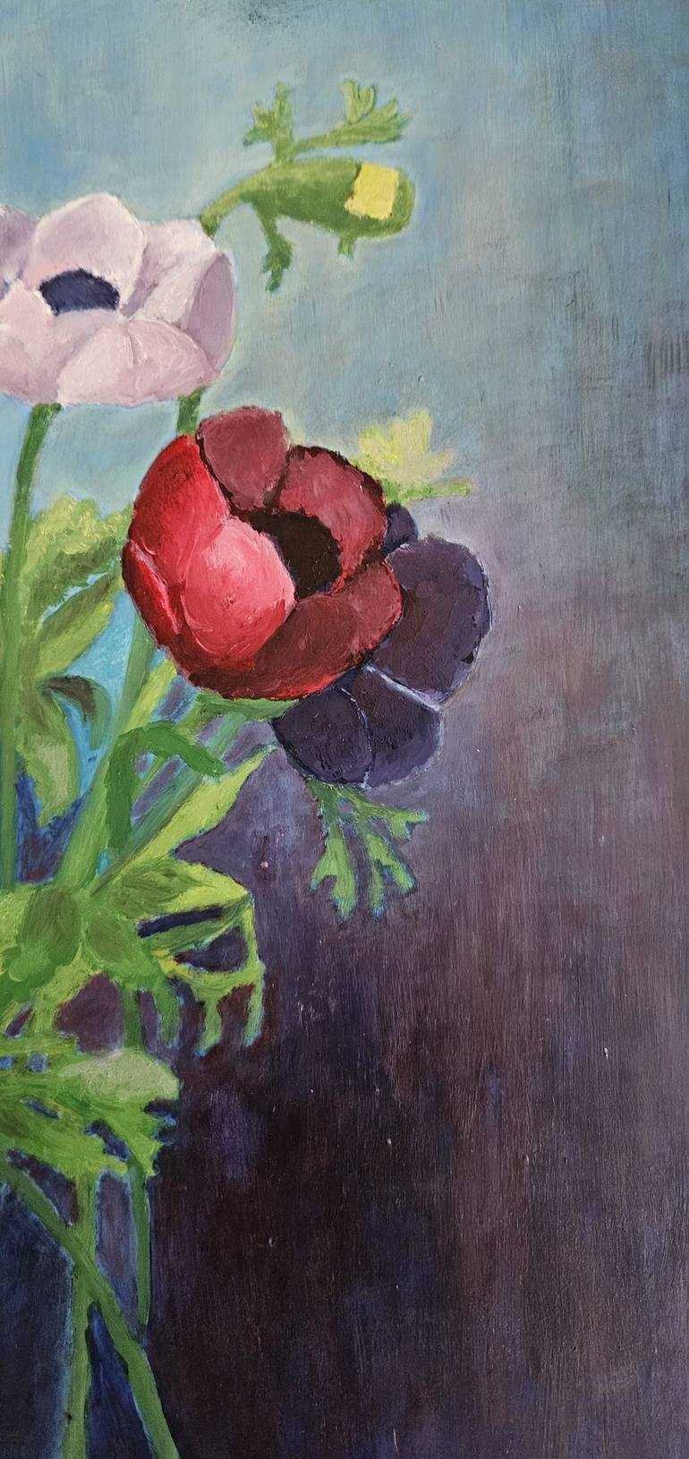 Original Floral Painting by Dianne Hamer