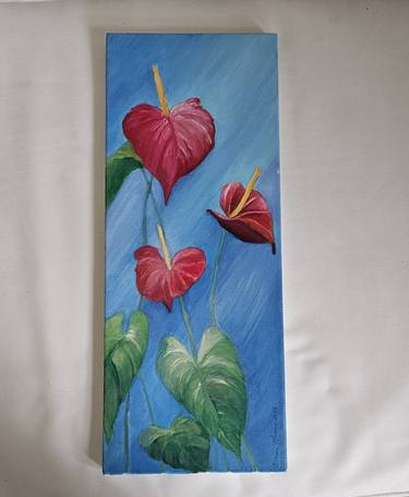 Original Fine Art Floral Paintings by Dianne Hamer