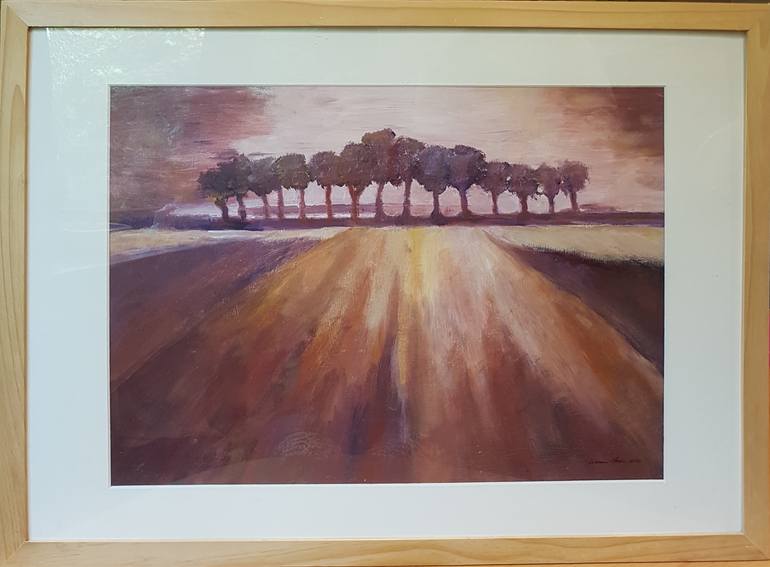 Original Figurative Landscape Painting by Dianne Hamer