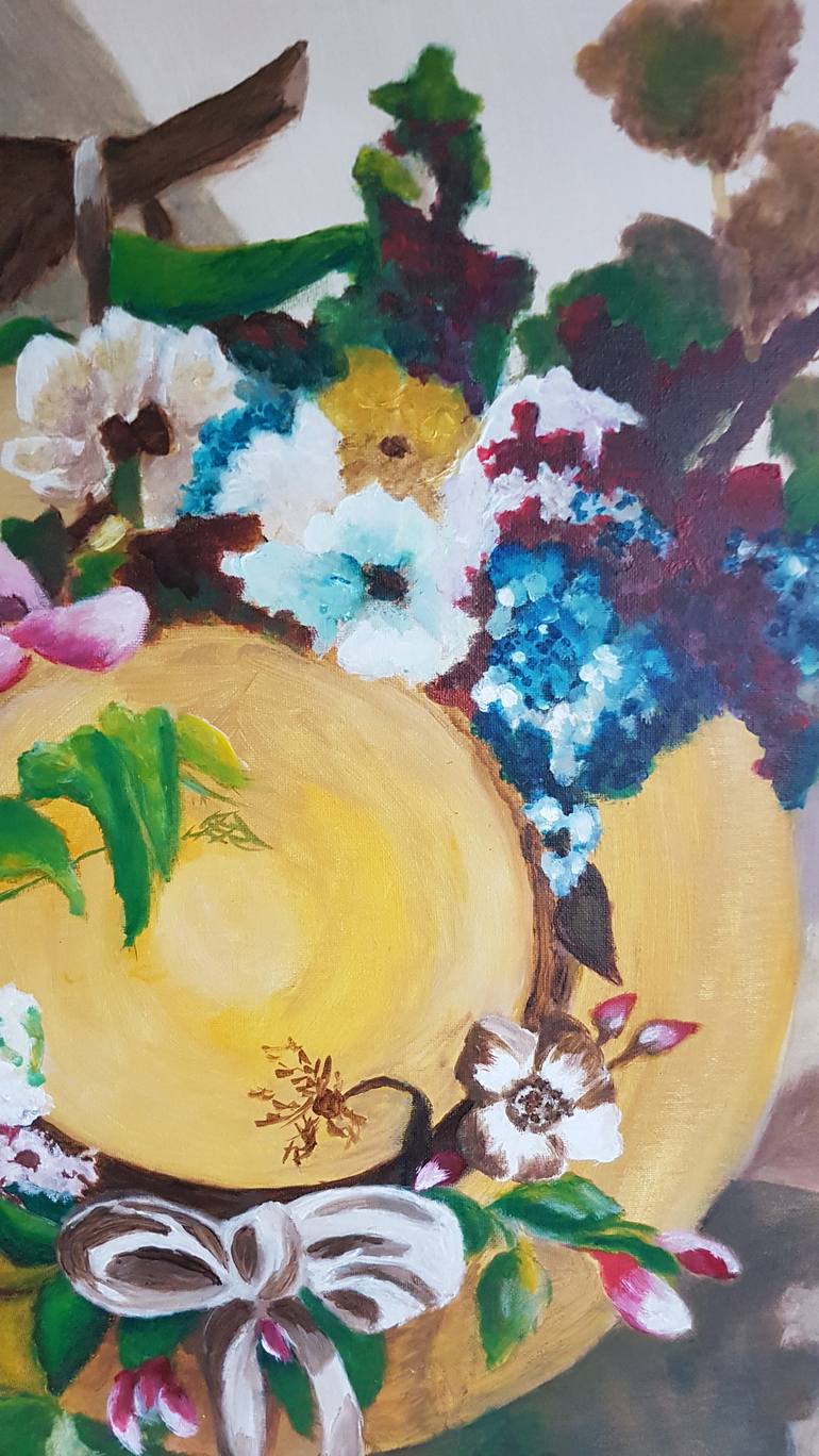 Original Realism Floral Painting by Dianne Hamer
