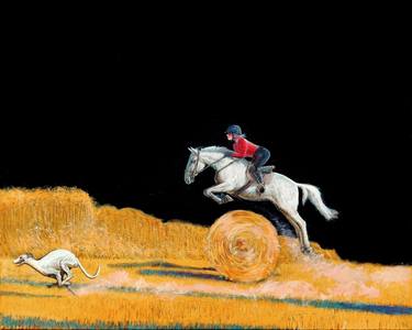 Original Surrealism Horse Paintings by Arkadiusz Pluta