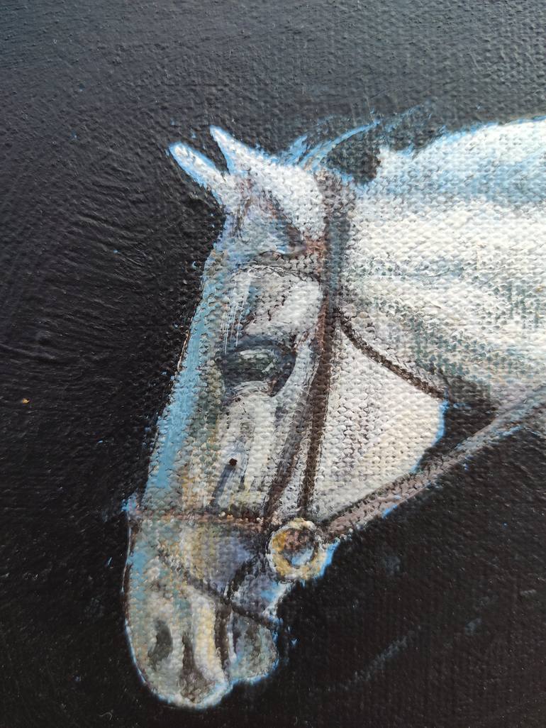 Original Horse Painting by Arkadiusz Pluta