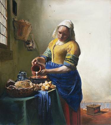 Vermeer Replica The milkmaid thumb