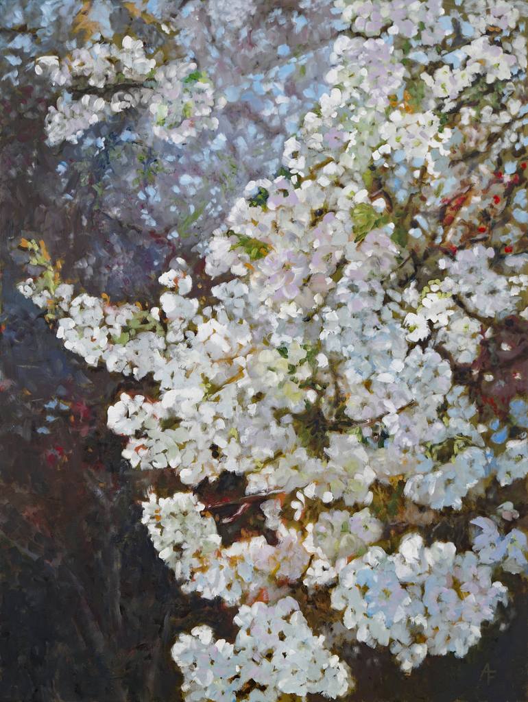 Spring Blossom Painting by Andy Farr | Saatchi Art