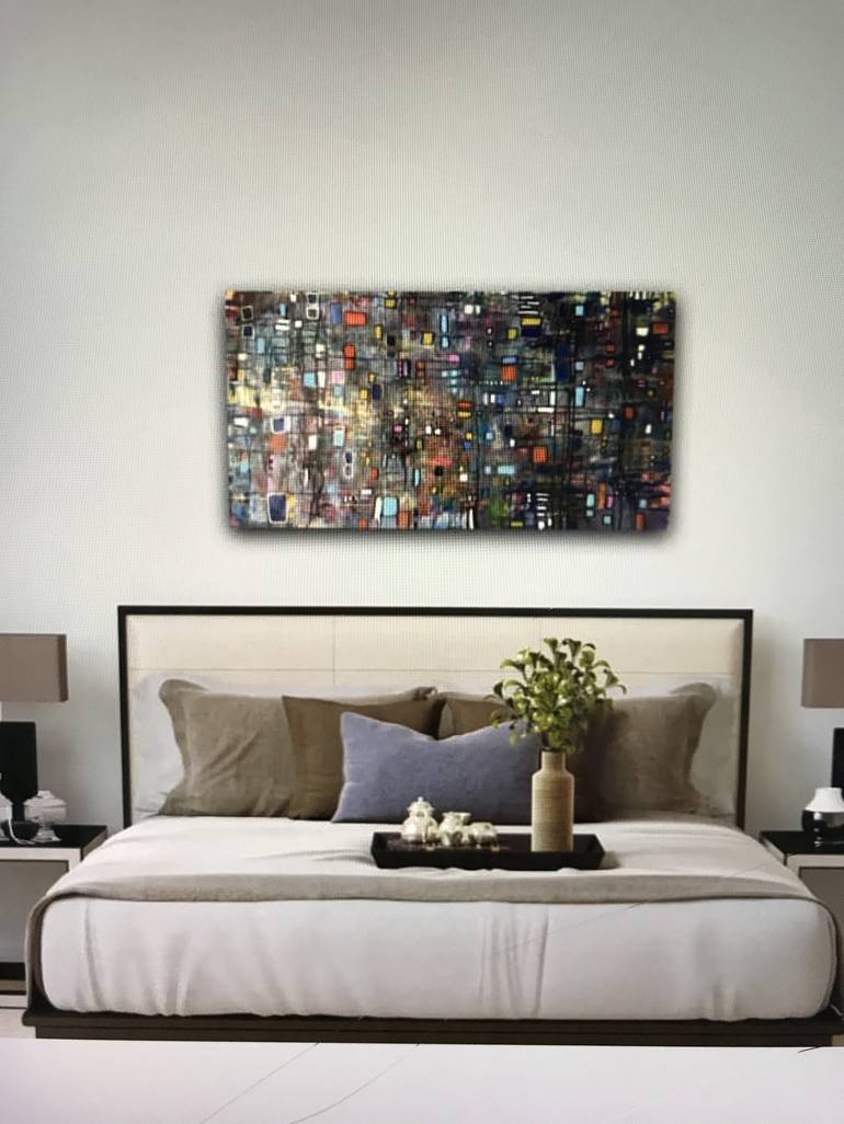 Original Abstract Painting by Sylvie Demers