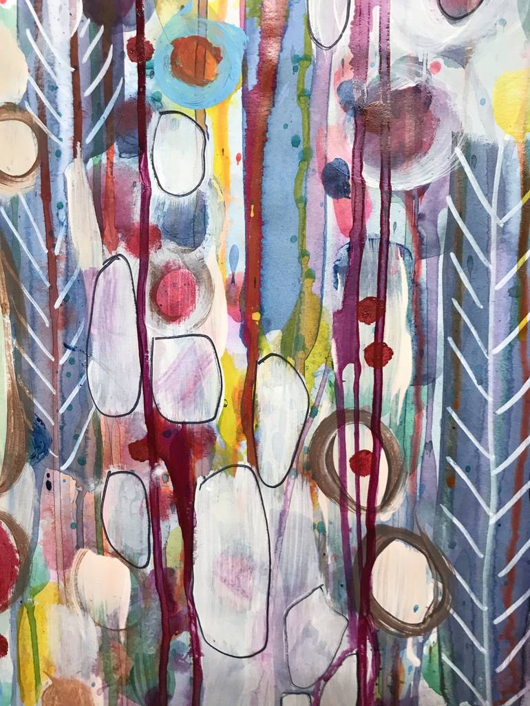 Original Abstract Painting by Sylvie Demers