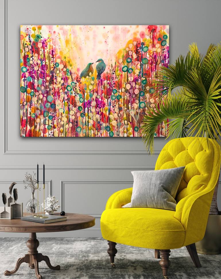 Original Floral Painting by Sylvie Demers