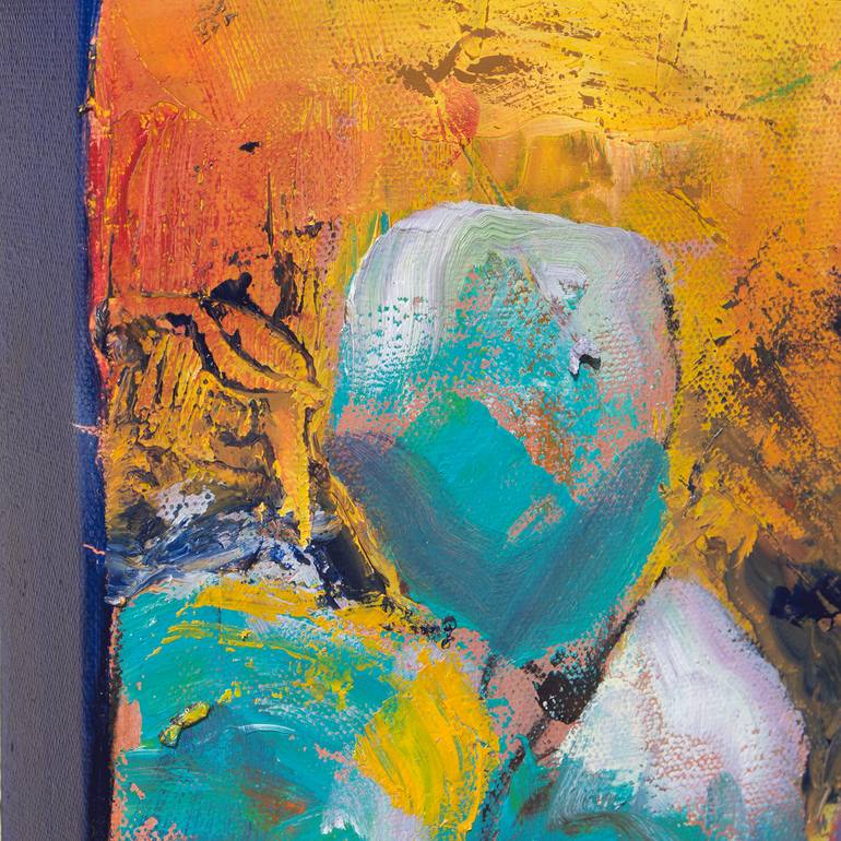 Original Abstract Expressionism Abstract Painting by Lewis Evans