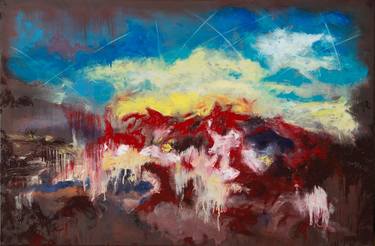 Original Abstract Paintings by Lewis Evans