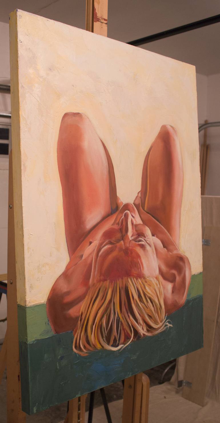 Original Nude Painting by Lewis Evans