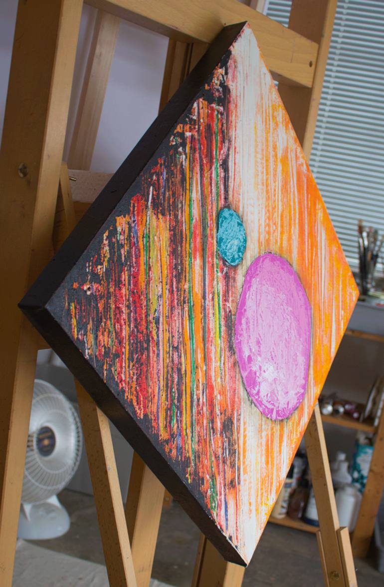 Original Abstract Painting by Lewis Evans